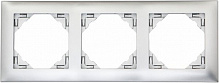 Рамка трехместная Efapel LOGUS универсальная алюминий 90930 TAL