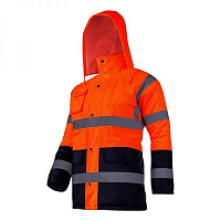 Куртка сигнальна утеплена Lahti Pro р. XXL L4090605 помаранчевий