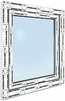 Вікно поворотно-відкидне VIKNALAND В 58 1000x1000 мм праве 