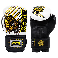 Боксерские перчатки KRBG-241 WHITE-6 6oz бело-черный