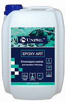 Смола епоксидна для заливки стільниць Epoxy Art UniSil глянець безбарвний 3,86кг