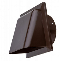 Колпак вентиляционный MiniMax 140x140d100 мм (полистирол УПМ) коричневый 1326Р/01