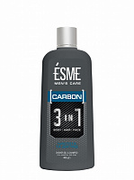Шампунь-гель для душа ESME Carbon 3 в 1 400 мл