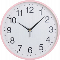 Часы настенные Jiffy розовый 25 см