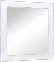 Зеркало Aqua Rodos Беатриче 80 белое патина хром 