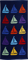 Полотенце пляжное Boats 71x147 см разноцветный Luna 