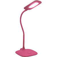 Настільна лампа офісна LedPulsar ALT-319P 1x7 Вт рожевий 