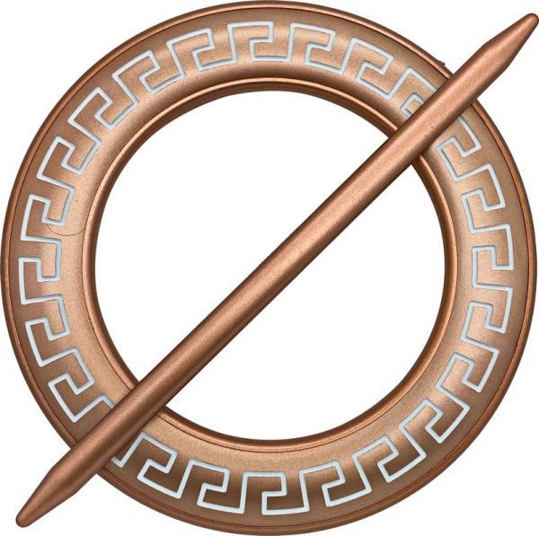 Декор Круг Афины d150 мм медь С003-8 MISLT