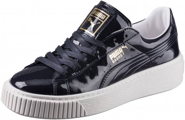Кроссовки Puma Basket Platform Patent Wn s 36331403 р.UK 3,5 синий