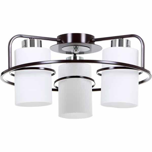 Люстра потолочная Accento lighting Normandia ALPL-PL17108-3 3x60 Вт E27 венге 