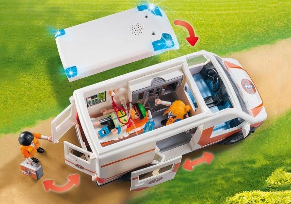 Конструктор Playmobil Швидка допомога зі світлом і звуком 70049