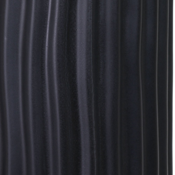 Ваза керамічна чорний Кіркенес 16,5х58 см