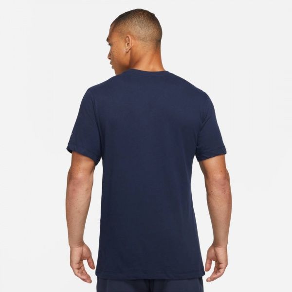 Футболка Nike M NKCT DF TEE RAFA SSNL DJ2582-451 р. XL синій