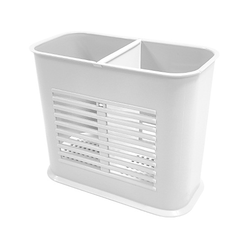 Органайзер для столових приладів білий флок