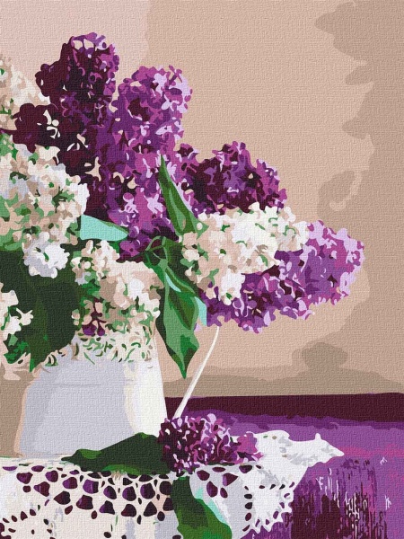 Картина за номерами Ранок кольору бузку 30х40 см Ідейка 