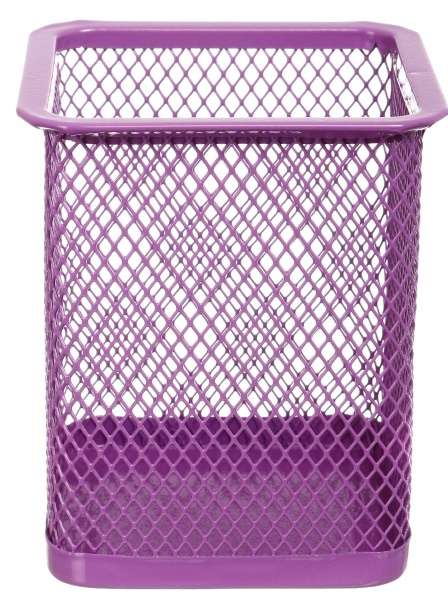 Підставка для ручок метал 8х8х10 см фіолетова Nota Bene