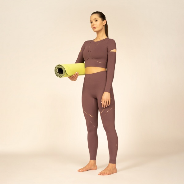 Футболка 4F LONGSLEEVE FNK 4FAW22TFLOF107-80S р.L коричневий