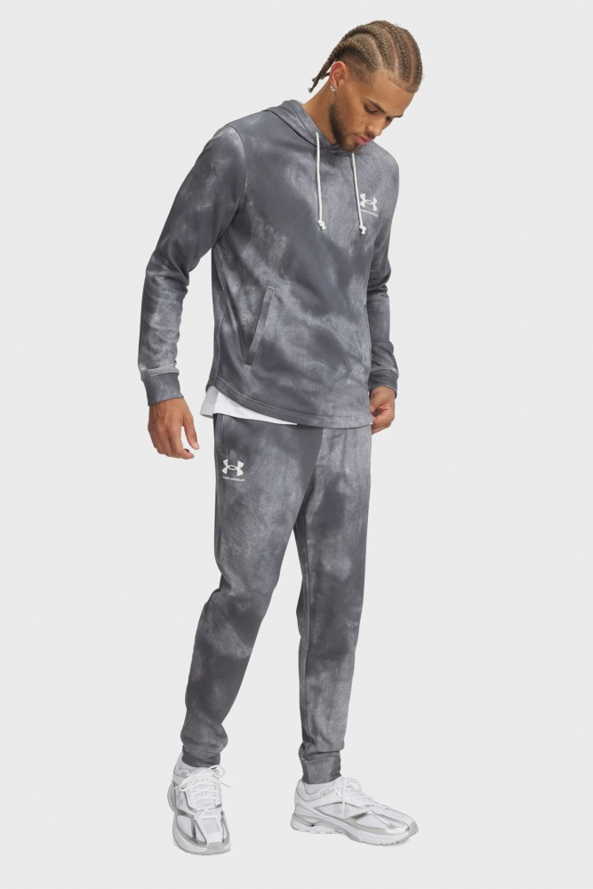 Штани Under Armour Rival Terry AOP Jogger Q1 1390143-025 р. S-M сірий