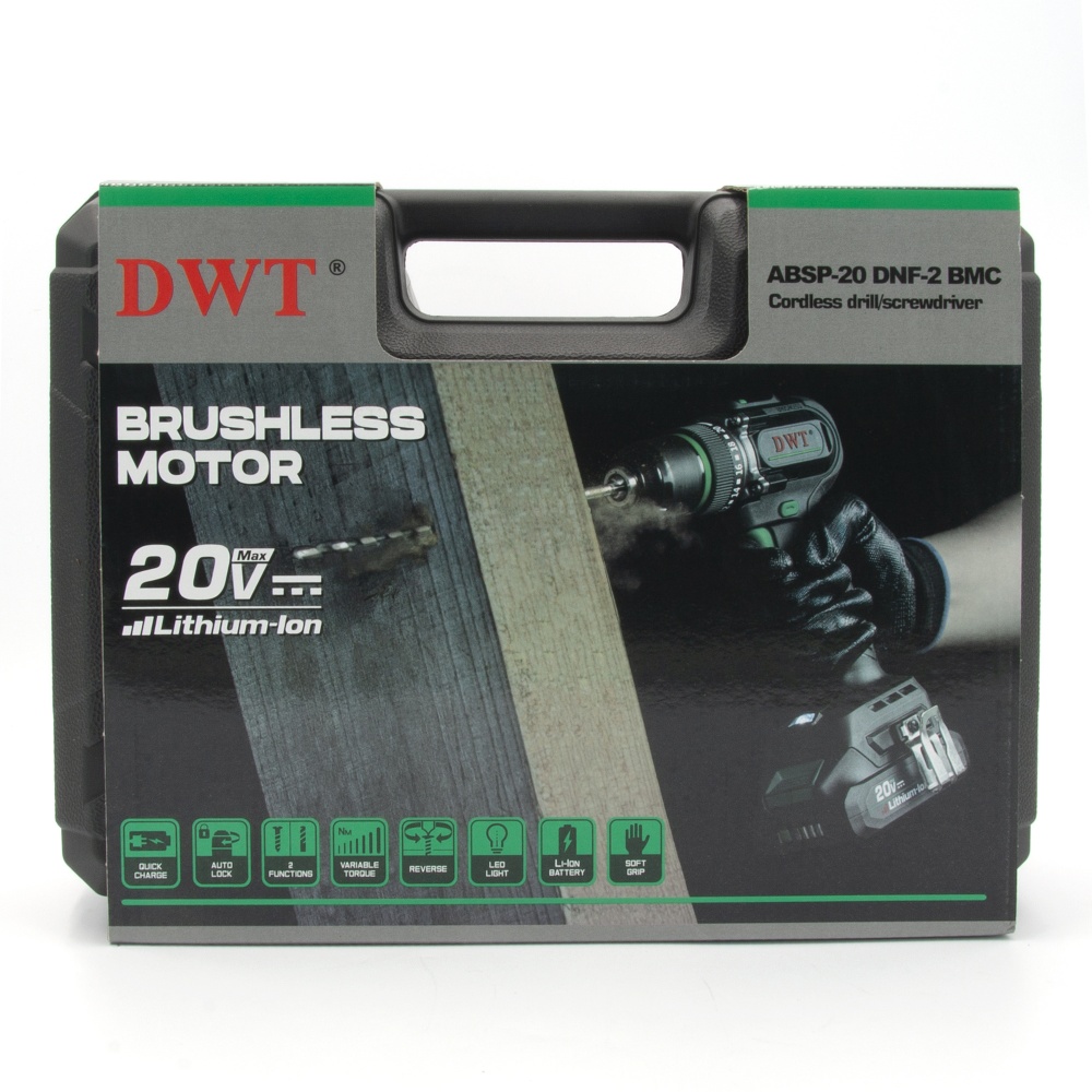 Шуруповерт аккумуляторный DWT ABSP-20 DNF-2 BMC