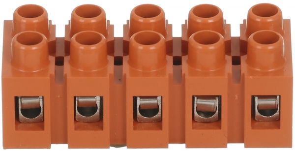 Колодка клемна EMT 5 полюсів 0.5-6 кв.мм помаранчевий 
