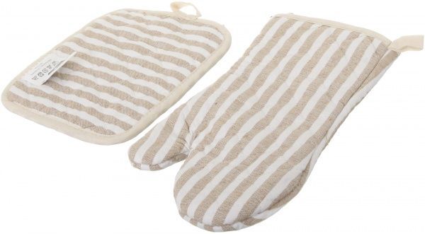 Набір кухонний прихватка та рукавиця Cook 18x33 см бежевий UP! (Underprice) 