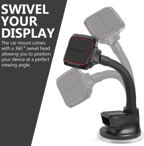 Держатель магнитный Promate MagMount-6 красный