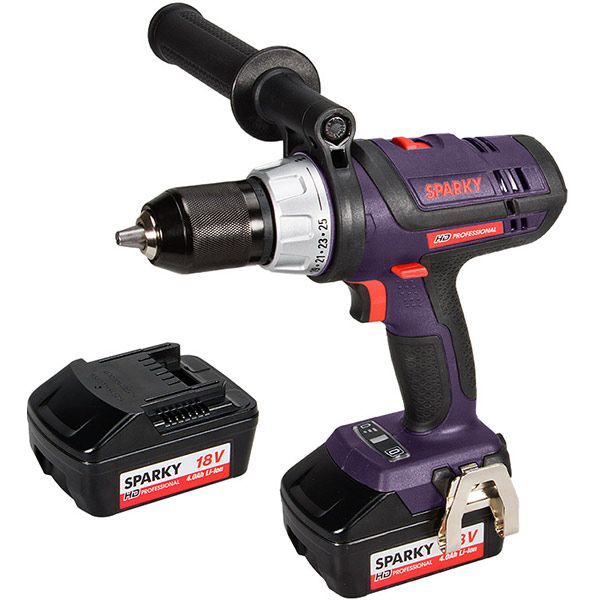 Шуруповерт акумуляторний Sparky BUR2 18Li HD
