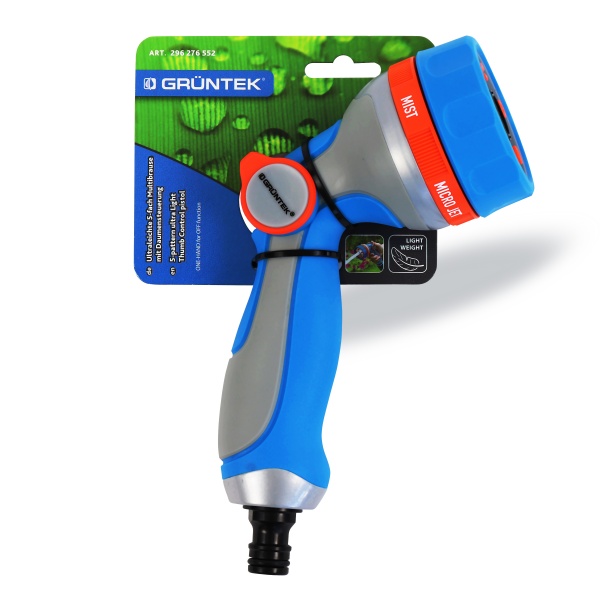 Пистолет для полива Gruntek 5-режимный (296276552)