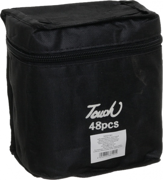 Набор двухсторонних скетч маркеров Touch Sketch Marker 48 цветов в сумочке 