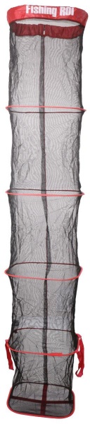 Садок для рыбалки Fishing ROI с внешними кольцами в чехле 2.5m 45*35 BLACK