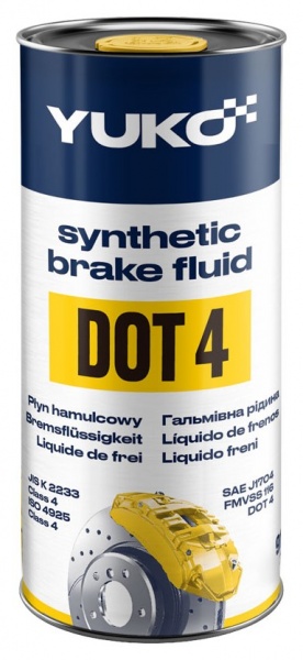 Гальмівна рідина YUKO DOT 4 DOT-4 1л