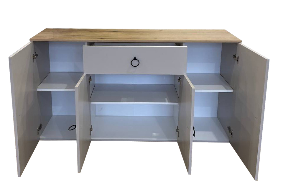 Комод напольный Kartissa Рубиста 4д1ш 1602x890x410 мм кашемир/кашемир (Рб-КМ-4д1ш)