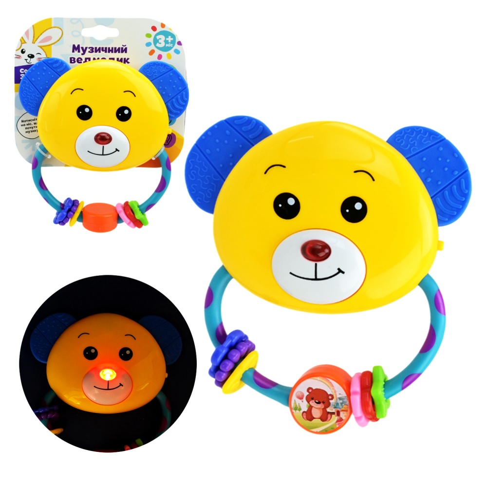 Игрушка-погремушка Країна Іграшок Музыкальный мишка PL-724-75