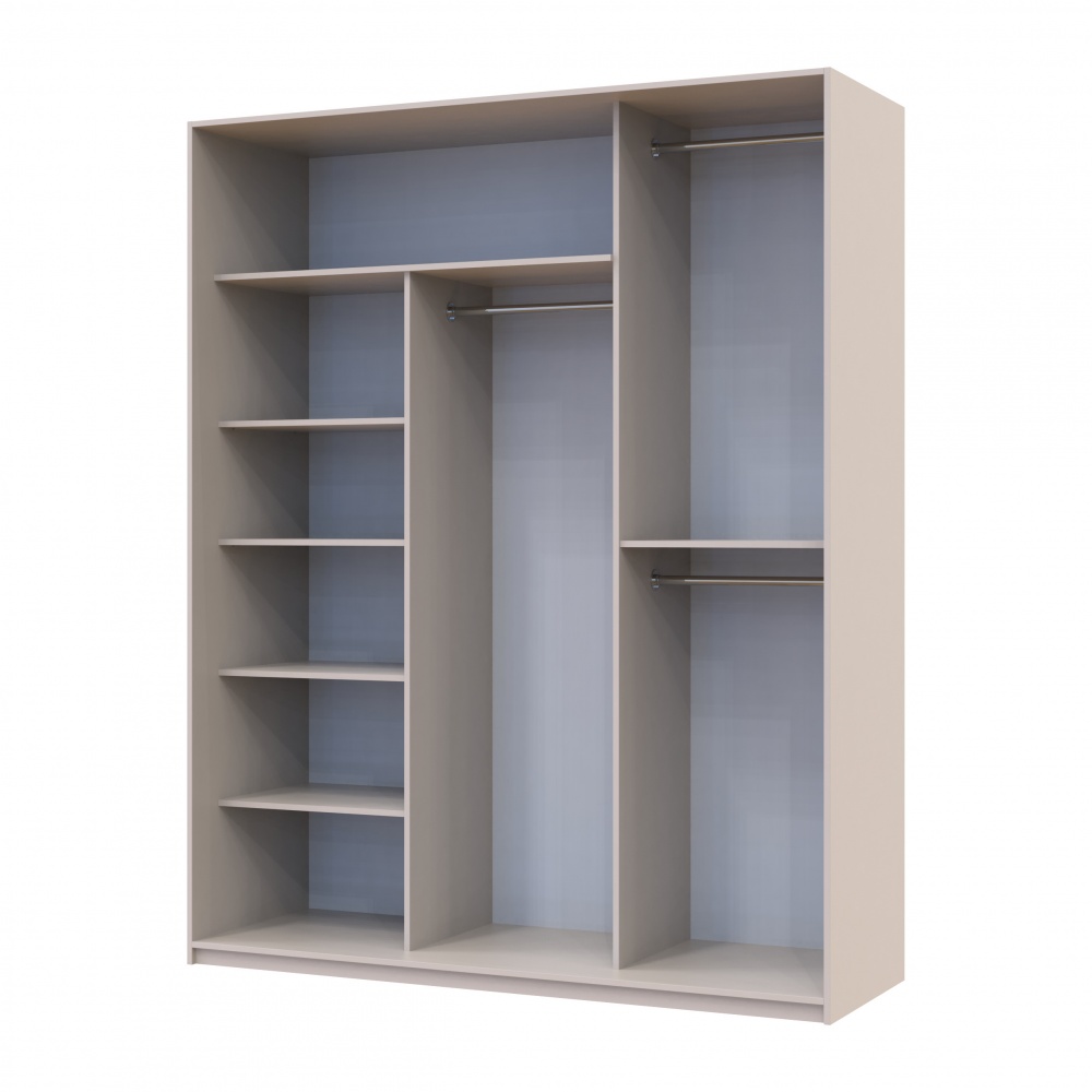 Шафа-купе Сіті Лайт Doros ДСПдзеркало 1,8 м 1800x600x2250 мм кашемір двері ДСП/дзеркало/ДСП