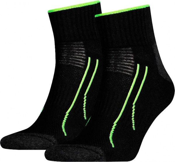 Носки Puma CELL TRAIN QUARTER 2P 90679501 черный р.43/46