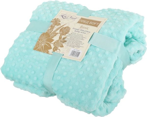 Плед Basic 200x220 см мятный La Nuit 