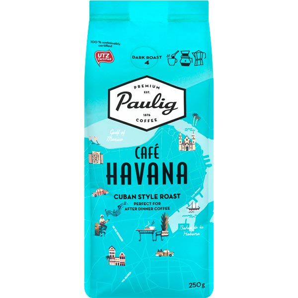 Кофе молотый Paulig Cafe Havana 250 г 6411300172085 