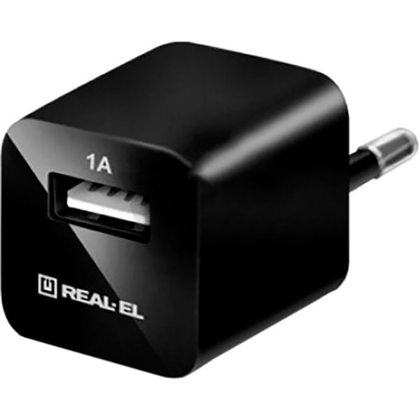 Зарядное USB-устройство Real-El CH-1U black
