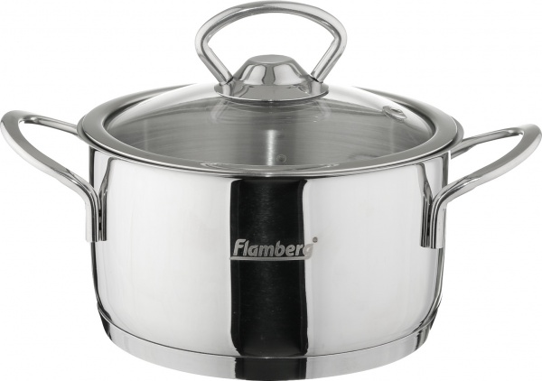 Кастрюля с крышкой Mini 1,2 л Flamberg