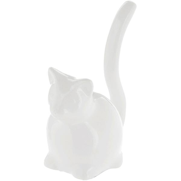 Підставка для прикрас Кошеня біле 7 см