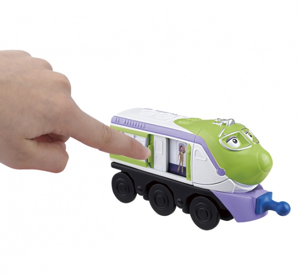 Паровозик Chuggington Коко с механической функцией и пазлом EU890303