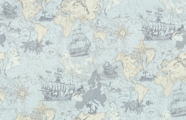 Обои виниловые на флизелиновой основе Vinil Одиссея декор ЭШТ 6-1539 1,06x10,05 м 