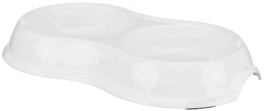 Миска Trixie для котів подвійна пластик 2x0.2 л 11 cм (249985)