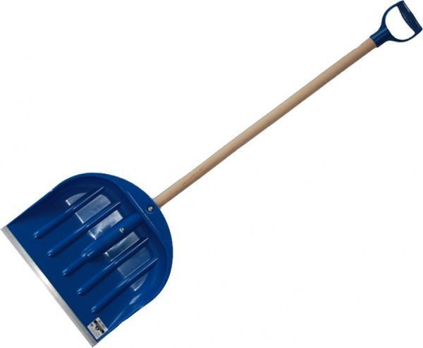 Лопата совковаядля снега модернизированная с черенком-ручкой
