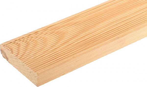 Доска террасная 30х120х3000 мм сосна термососна масло 2 слоя