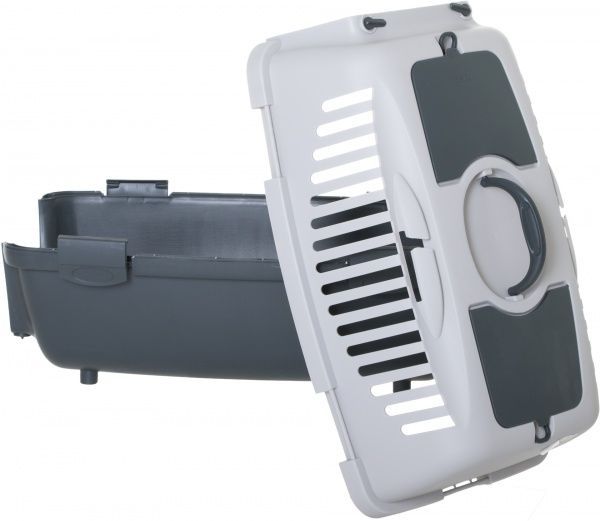 Переноска Stefanplast Gulliver 2 55х36х35 см, серый/черный серый