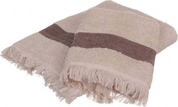 Набор полотенец махровых бежевый BILTEX 