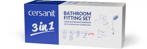 Набор смесителей Cersanit Cersanit 3в1 B247 S601-127