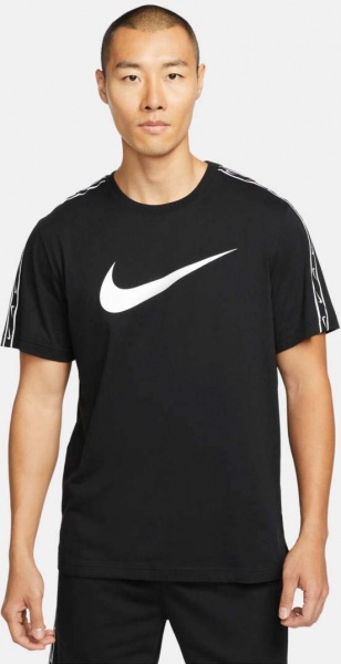 Футболка Nike REPEAT SW SS TEE DX2032-010 р.S чорний