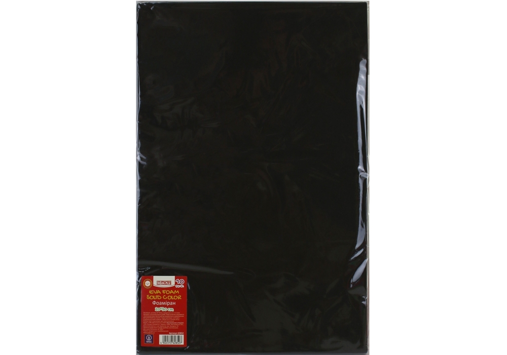 Фоамиран Maxi MX62852 1,3 мм 20x30 см черный